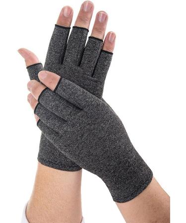 Buy Arthritis Gloves for Women & Men - Fingerless Compression for Rheumatoid & Osteoarthritis - Ideal for Typing & Daily Use (Grey S - Buy Online on GoSupps.com