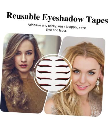 FOMIYES 20 Pairs Eyeshadow Stickers Double Sided Tape Adhesive Eyeliner Stickers Eye Skin Sticker Applique 1 count (Pack of 1) Assorted Color - Buy Online on GoSupps.com