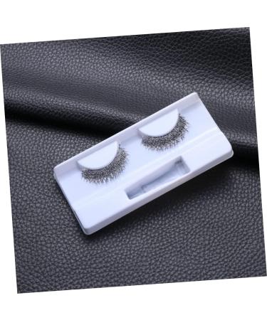 Shiny Exaggerated False Eyelashes Thick Eye Lashes Extension for Women Girls Cosplay Fancy Party Fluffy Fake Lashes Dramatic Stage Makeup Accessory - Buy Online on GoSupps.com