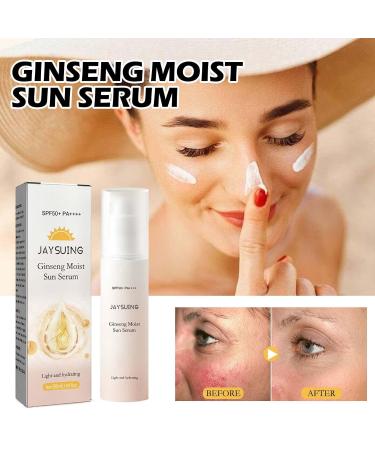 Ginseng Moisturizing Sun Serum | Sun Damage Protection With UV Rejuvenation | Hydrating & Nourishing Skin Repair | Non-Greasy Formula - Buy Online on GoSupps.com