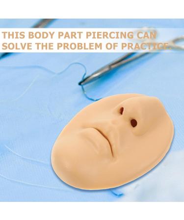 1 Set Nose Mouth Model for Piercing Practice - Fake Face Simulation for Nose and Facial Piercing Training - Buy Online on GoSupps.com