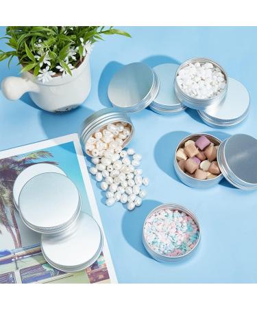 PandaHall Elite 30ml Aluminum Box - Column Design Platinum Finish Silver - Perfect for International Shipping - Buy Online on GoSupps.com