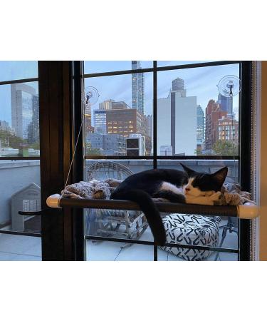 Lcybem Cat Window Hammock - Sturdy Suction Cups Window Perch for Cats - Holds Two Large Cats - 360 Sunbathe - Indoor Cat Window Seat - Buy Online on GoSupps.com