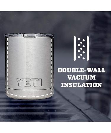 YETI Rambler 10 oz Lowball - Vacuum Insulated Stainless Steel, Black - Buy Online on GoSupps.com