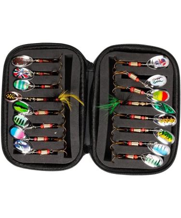 High-Quality Fish Bait Set - Artificial Rubber Fishing Bait for Trout & Bass - Fresh & Saltwater Gifts for Men | B-16CPS - Buy Online on GoSupps.com