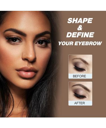 Simpout Purely Natural Eyebrow Henna - Instant Brow Color Kit for Professional Spot Coloring - DIY Eyebrow Coloring Kit for Home and Salon - Easy to Use (E02 Dark Brown) - Buy Online on GoSupps.com