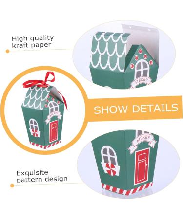 ifundom 10pcs Nougat Box Containers for Food Cookies Party Favors Paper Candy Bags Ornament Biscuit 19.5x9.5x7cm Green - Buy Online on GoSupps.com