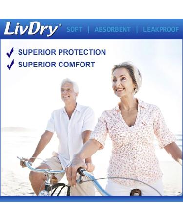 LivDry Ultimate Adult Incontinence Underwear High Absorbency Leak Cuff Protection Medium 17-Pack - Buy Online on GoSupps.com