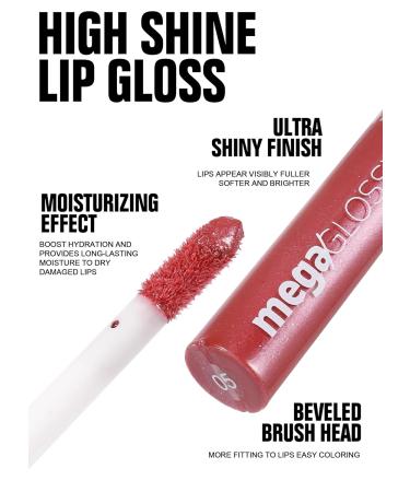 Nude Pink Ultra High Shine Lip Gloss - Long-Lasting Vegan Non-Sticky Lip Oil & Balm for Women & Girls | Mega Glossy Plumping Gloss #04 - Buy Online on GoSupps.com