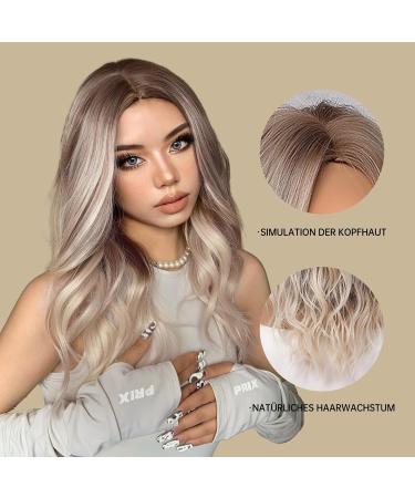 Testar 26-Inch Long Blonde Wig for Women | Natural Loose Wavy Synthetic Hair - Perfect for Daily Wear - Buy Online on GoSupps.com