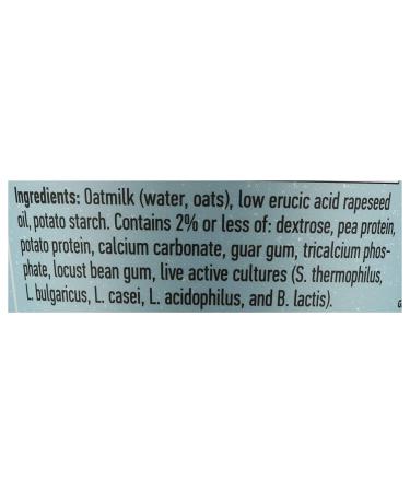 Oatly Plain Oatgurt 5.3 OZ - Dairy-Free Yogurt Alternative - Buy Online on GoSupps.com