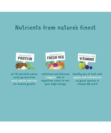 Edgard Cooper Plant-Based Adult Dog Food Beetroot & Pumpkin 2.5kg Made with Deliciously Ella Vegan Protein Natural & Non-GMO Ingredients  - Buy Online on GoSupps.com