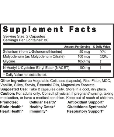 Neuro NAC Supplement - 2 Pack N-Acetyl Cysteine Ethyl Ester 600mg | 20x More Bioavailable | Boost Glutathione 10x | 120 Capsules - Buy Online on GoSupps.com