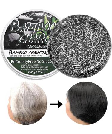  PUCHEN hair darkening shampoo black shampoo unisex charcoal shampoo women natural darkening bar black shampoo control black shampoo Puchen - Buy Online on GoSupps.com