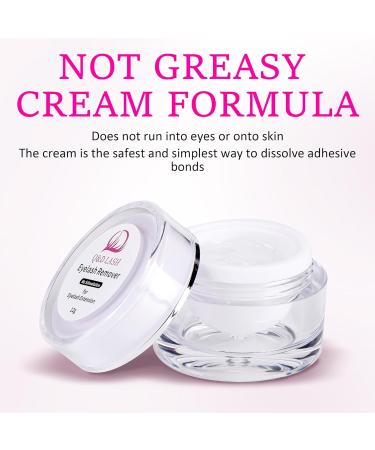 Q&D LASH Eyelash Extension Remover Cream | Low Irritation Odor-Free Formula for Sensitive Skin | Professional Adhesive Remover - Buy Online on GoSupps.com