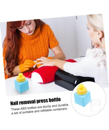 Ipetboom Nail Remover Bottle Ruck Sack Nail Cleaner Nail Polish Cleaner Bottle Nail Polish Remover Dispenser Knapsack Liquid Press Container Backbag Liquid Bottle Plastic Manicure - Buy Online on GoSupps.com