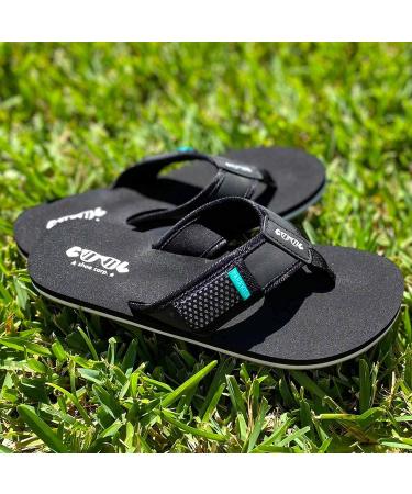 PARAKITO Mosquito Sandals for Men | DEET-Free Citronella Essential Oil Protection | Camping, Hiking, Travel | 11 Oshee Black - Buy Online on GoSupps.com