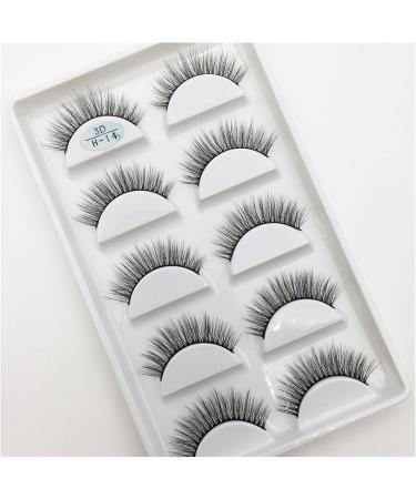 UAMOU 16 Style 10/50 Boxes 3D Mink Lashes Natural Cross False Eyelashes Long Messy Makeup Eye Lashes Faux Cils Maquillaje Cheerfully (Color : 5Pairs H 15 Size : 50 Boxes 250Pairs) - Buy Online on GoSupps.com