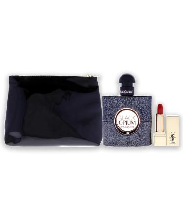 Yves Saint Laurent Black De Opium Opium Black E.P. 50V + Lipstick + Bag M 100 ml - Buy Online on GoSupps.com