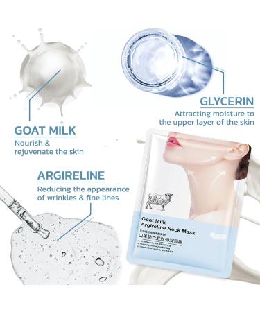 High Quality Goat Milk Collagen Firming Mask Goat Milk Neck Line Patch Tightens Loose and Sagging Skin Neck Line Firming and Lightening Patch - Buy Online on GoSupps.com