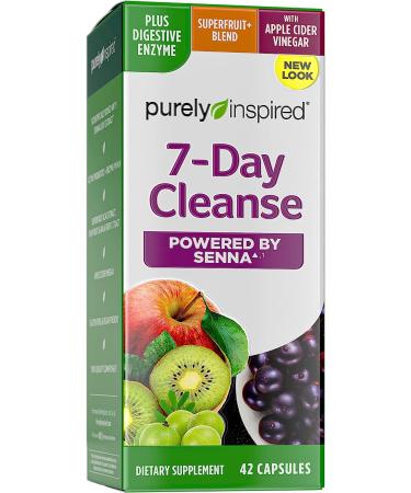 Purely Inspired 100% Pure 7-Day Cleanse - 42 Easy Swallow Veggie Capsules - Buy Online on GoSupps.com