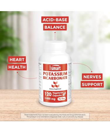 Supersmart Potassium Bicarbonate and Magnesium Orotate Bundle - Mineral Support | Non-GMO, Gluten Free - Vegetarian Capsules - Buy Online on GoSupps.com