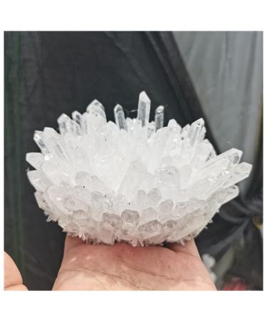 Natural Crystals Clear Cluster Freeform Reiki Stones Room Home Office Aquarium Decoration Accessories Gemstone (Size : 400-500g)