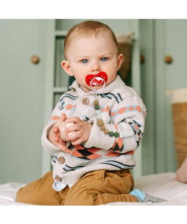 Leo Tube Pacifier Clip Holder 2-Pack for Boys and Girls - Fits Most Pacifier Binkie Styles & Baby Teethers - Green+Gray - Buy Online on GoSupps.com