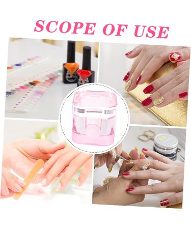 FRCOLOR Nail Art Brush Cup Equipment Manicure Crystal Glass - Buy Online on GoSupps.com