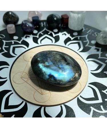 Buy Xiannvxi 2.4 Natural Moonstone & Labradorite Worry Stones - Polished Healing Crystals for Energy & Gifts - Buy Online on GoSupps.com