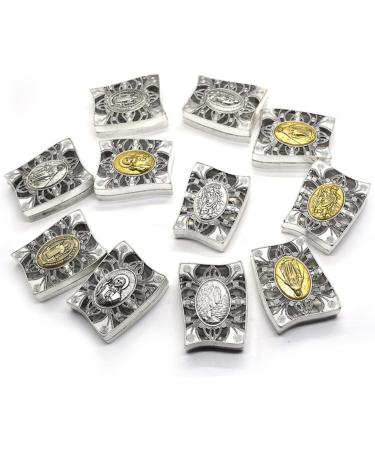 Zerodeko 20 Pcs Box Rosary Box Cage Charms Christian Charms Bracelets Bracelet Jewelry Container Prayer Beads Case Essential Oil Necklace Lugs for Women Travel Gift Box Earrings Zinc Alloy 6.4x5cmx5pcs Goldenx5pcs - Buy Online on GoSupps.com