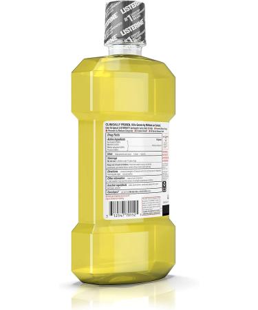 Listerine Original Antiseptic Mouthwash - Fight Bad Breath, Plaque & Gingivitis 1L - Buy Online on GoSupps.com
