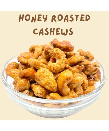 GoodFoodDelivered Honey Roasted Cashew Nuts - Freshly Roasted - 500g Bag Roasted 500g - Buy Online on GoSupps.com