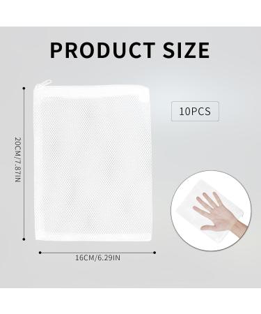 MOZEAT Lens Aquarium Filter Bags - 10 Reusable High Flow Zipper Bags for Activated Carbon & Bio-Ball - Ideal for Fish Tanks - Buy Online on GoSupps.com