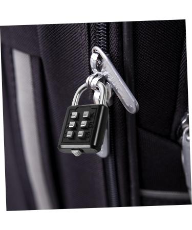 ABOOFAN Suitcase Padlock Baggage Locks Lock for Locker Digital Padlocks Safety Lock Door Lock Security Padlock Gate Lock Push Button Padlock Small Combination Lock Travel Drawer Zinc Alloy - Buy Online on GoSupps.com