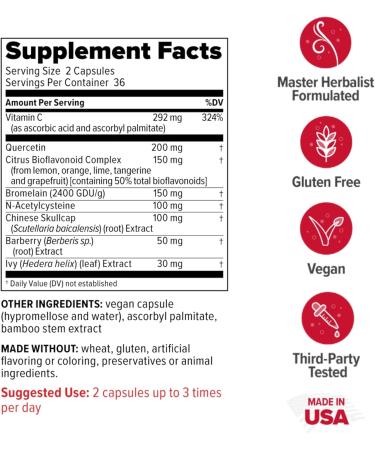 Redd Remedies Adult Sinus Support 72 Capsules and 120/80 Care 60 Capsules - Buy Online on GoSupps.com