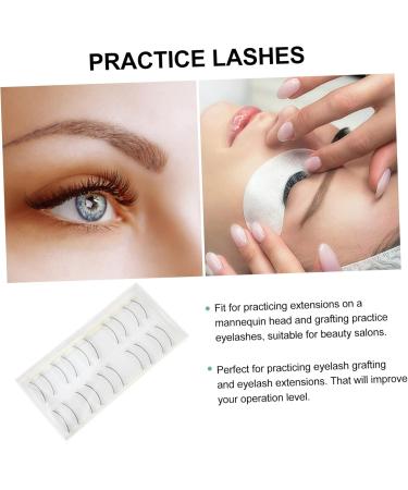 Beavorty 10 Pairs Grafting eyelashes Training Extensions Eyelash Simulation False Eyelashes False Eyelash Strip Eyelashes Grafting Practice Eyelashes Practice Lashes supplies fiber - Buy Online on GoSupps.com