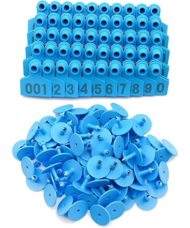 Buy M.Z.A Pig Ear Tags | Numbered Ear Tags for Pigs Hogs Sheep Cows & Goats - 001-100 Blue | International Shipping Available - Buy Online on GoSupps.com