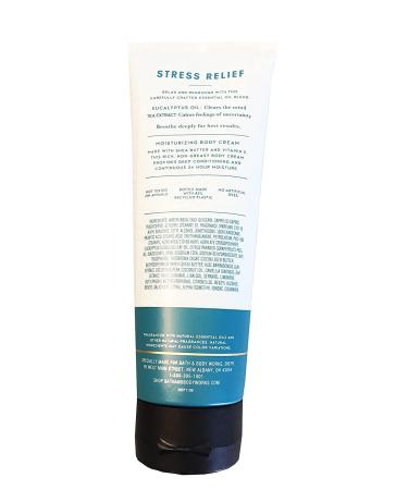 Bath and Body Works Aromatherapy Stress Relief Body Cream - Eucalyptus + Tea Extract | 8 oz (2019 Edition) - Buy Online on GoSupps.com