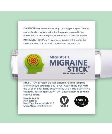 Migrastil Migraine Stick and Topical Magnesium Cream & Body Lotion Bundle - Buy Online on GoSupps.com