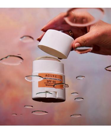 Acure Invisible Sunscreen Stick SPF 50 - 100% Vegan Vitamin E All Skin Types - 0.5 oz | International Shipping Available - Buy Online on GoSupps.com