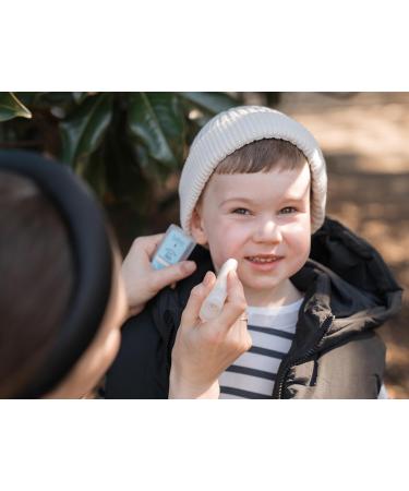 Babo Botanicals Baby Face Mineral Sunscreen Stick SPF 50 - 70% Organic Ingredients, Zinc Active, Water-Resistant, Reef-Friendly, Fragrance-Free - 0.6 oz - Buy Online on GoSupps.com