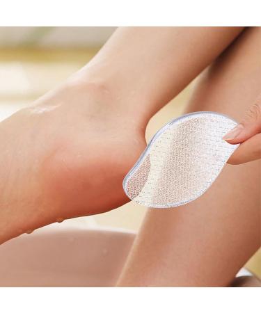 Dybnuhoc Hard Skin Remover for Feet Glass Transparent Foot File Reusable Foot Care Tools Portable Callus Shaver for Dry Skin Hard Skin Dirt Calluses Mango - Buy Online on GoSupps.com