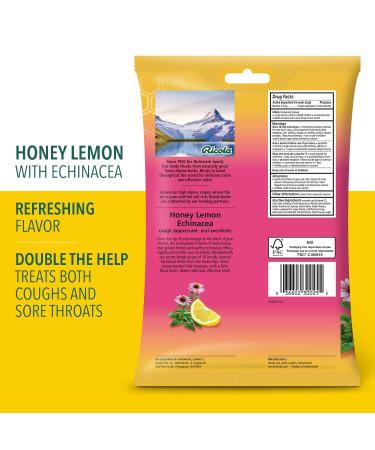Ricola Honey Lemon with Echinacea 45ct Throat Drops - Herbal Cough Suppressant - Buy Online on GoSupps.com
