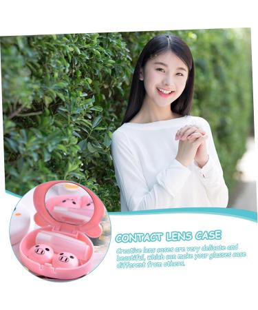 Gatuida 8 STK Contact Lens Container Holder | Eye Care Organizer Set | Travel Case with Mirror & Animal Design | Perfect for Plastic Lenses - Buy Online on GoSupps.com