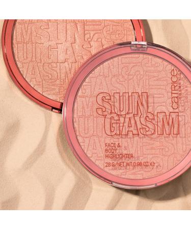 Catrice SUNGASM Face & Body Highlighter - Jumbo Size Silky Soft Powder | Vegan, Paraben & Oil Free | Cruelty Free | Suitable for All Skin Tones - Buy Online on GoSupps.com