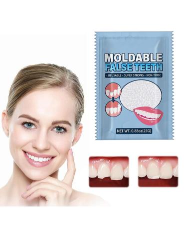 Provisional dentures dentures prosthesis temporary tooth repair set temporary tooth repair set vampires fake dentures dentures of provisional teeth tooth repair set temporary 25g