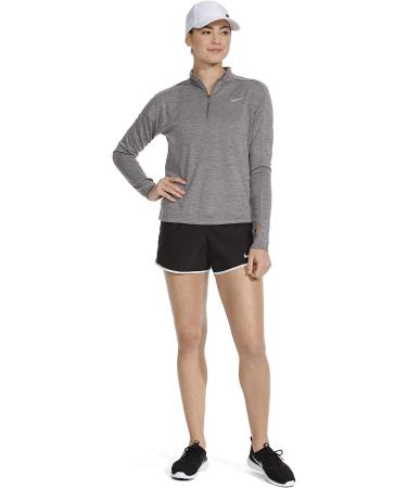 Nike Women's Dry 10K Running Shorts Medium - Black/White/Dark Grey/Wolf Grey - Buy Online on GoSupps.com