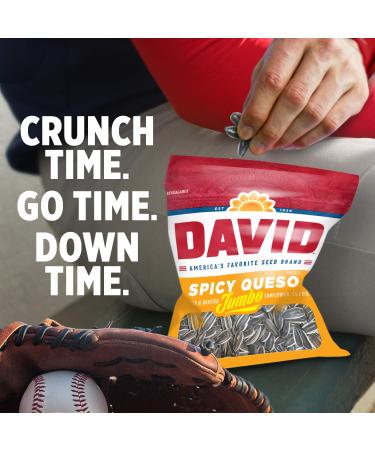 DAVID Seeds Jumbo Sunflower Javier Baez Spicy Queso Limited Edition 5.25 oz - Pack of 1 - Buy Online on GoSupps.com