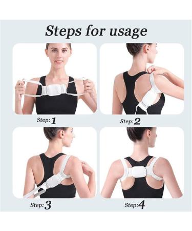 Correcteur de Invisible Protection de Correction de l' paule arri re Bande Bosse (Couleur: Blanc) Blanc A - Buy Online on GoSupps.com